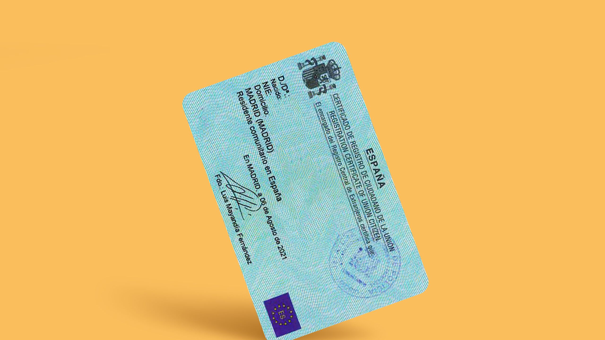 What the Spanish Green Card Does Not Prove